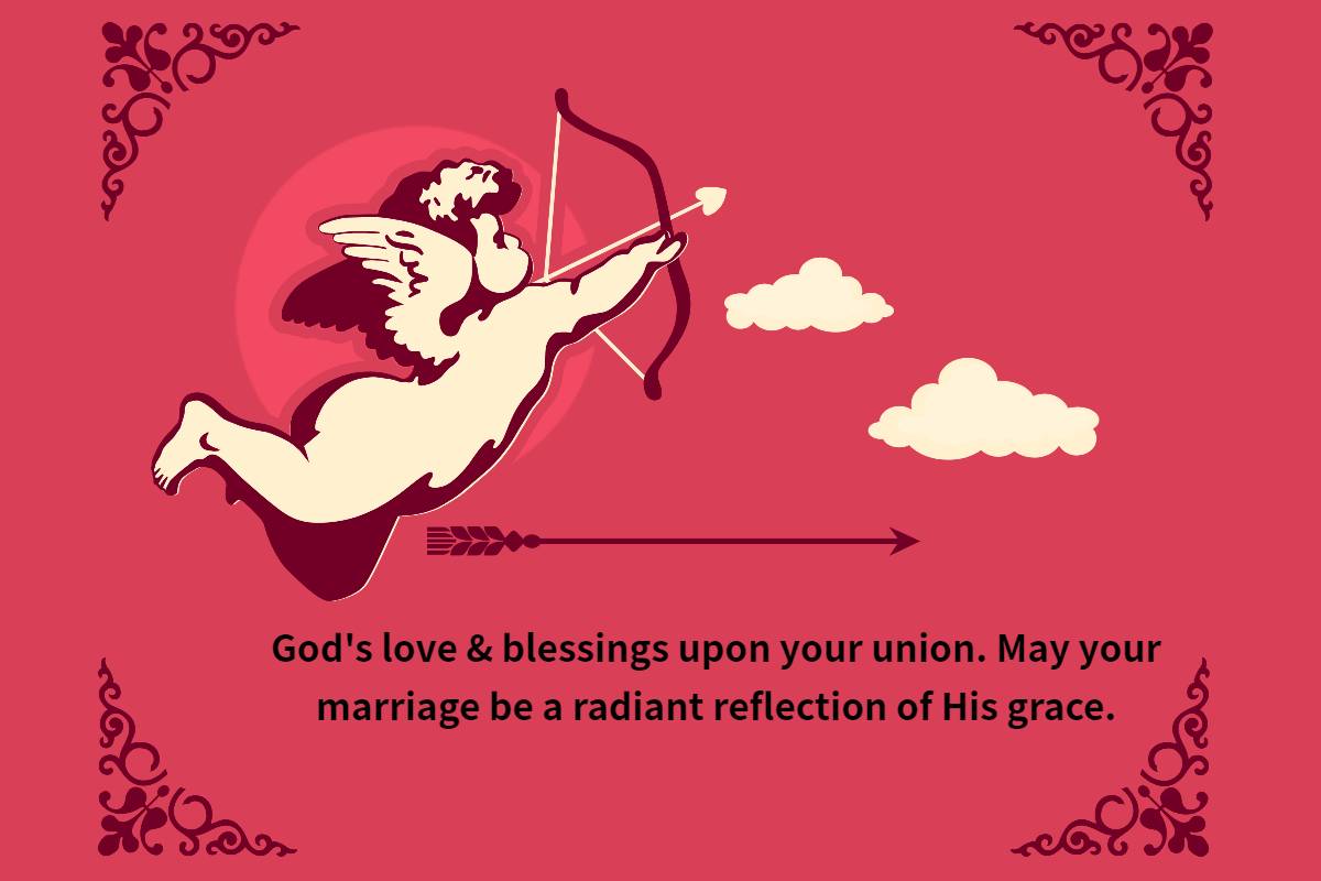 Red Religious Bridal Shower Card