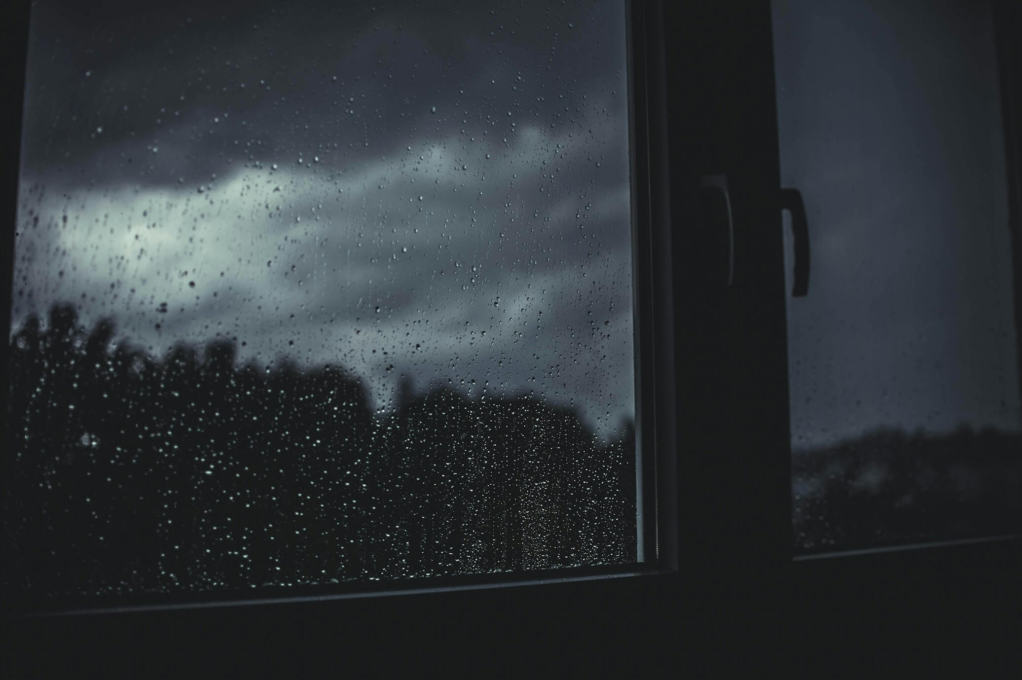 a rainy night