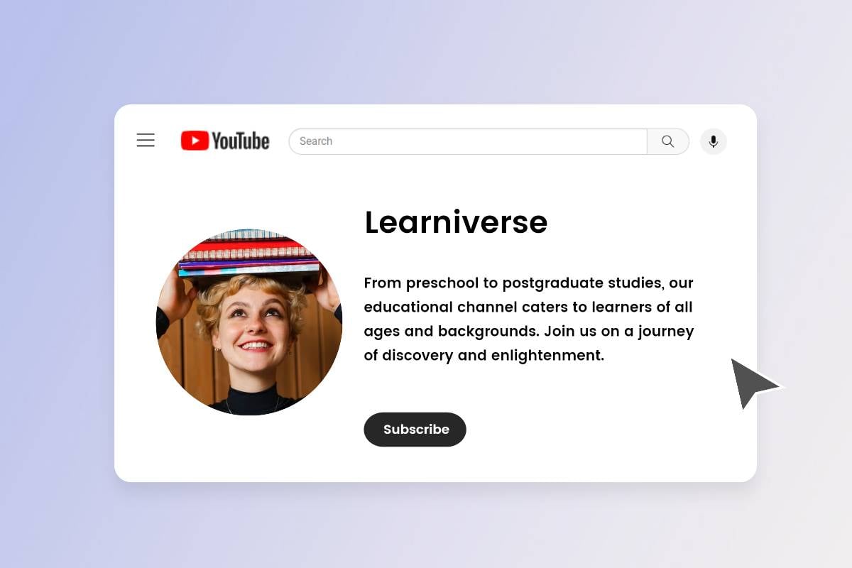 description for youtube education channels